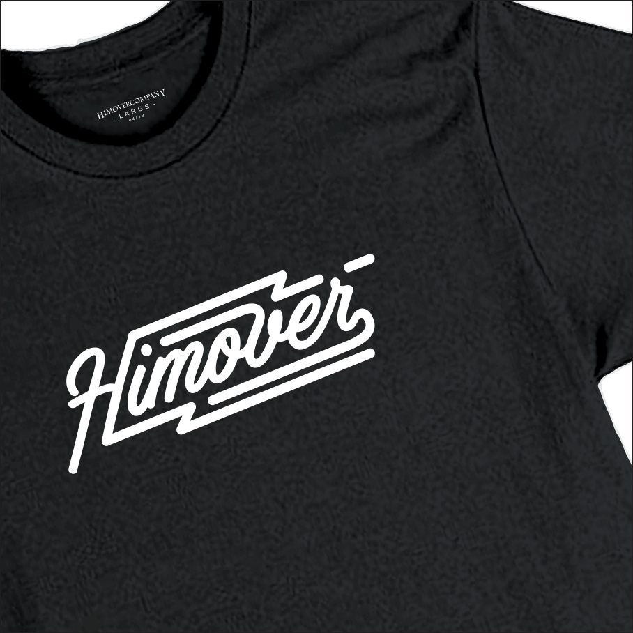 HIMOVER.Co Tshirt HITAM PRIA  ELECTROCITY BLACK COTTON COMBAT 24s