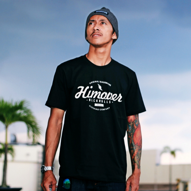 Himover.Co Tshirt Hitam Distro LOWCIRCLE FONT Reguler FIT Cotton Combat Soft 24s
