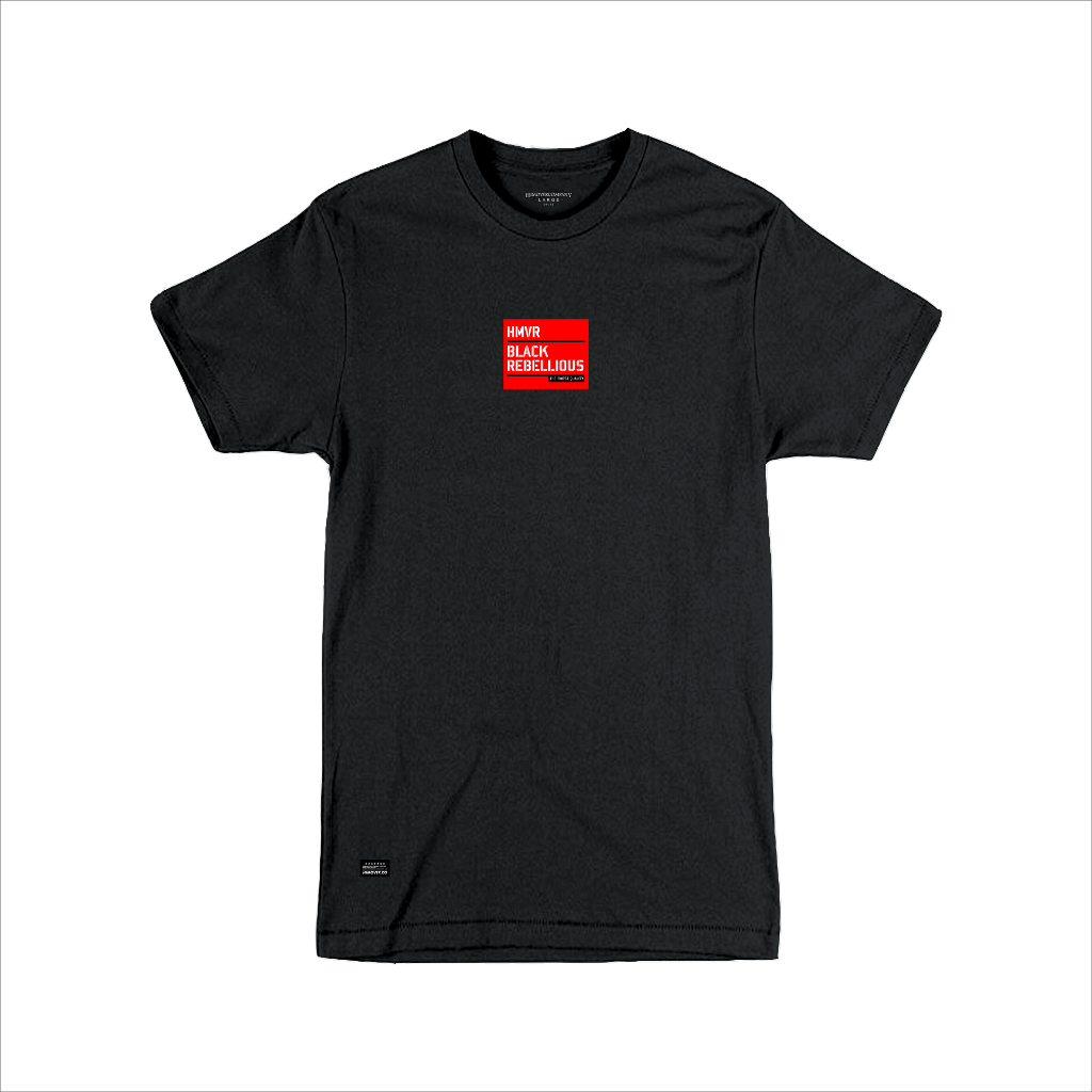 Himover.Co Tshirt Reguler Fit REDARM SQUAD Hitam Cotton Combat Soft 24s
