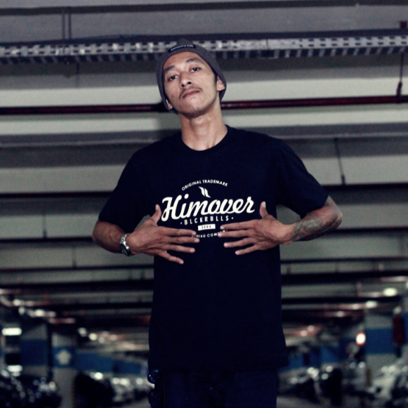 Himover.Co Tshirt Hitam Distro LOWCIRCLE FONT Reguler FIT Cotton Combat Soft 24s