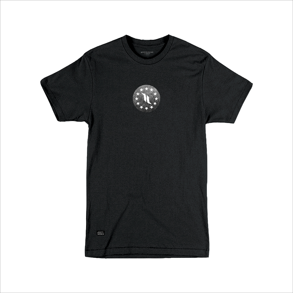 Himover.Co Tshirt Reguler Fit LOGSTAR WOOD Hitam Cotton Combat Soft 24s