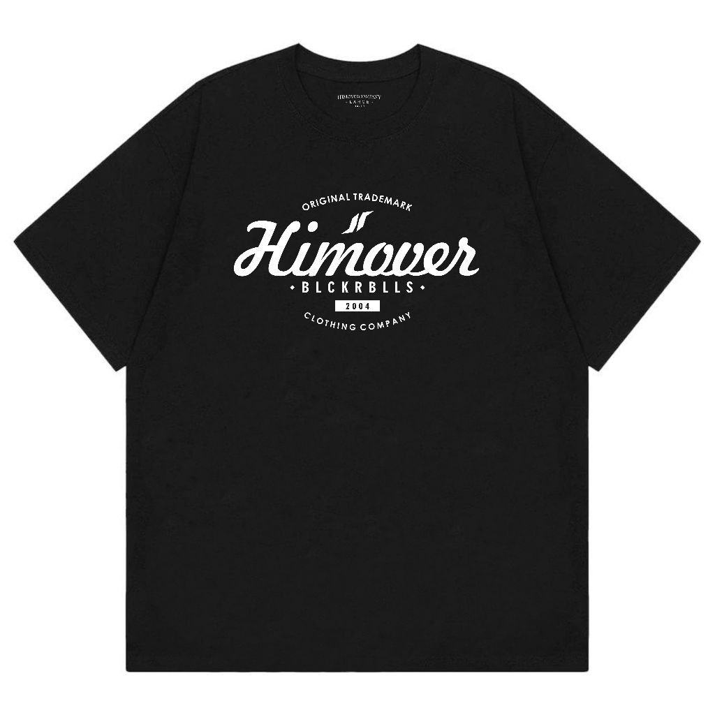 Himover.Co Tshirt Hitam Distro LOWCIRCLE FONT Reguler FIT Cotton Combat Soft 24s