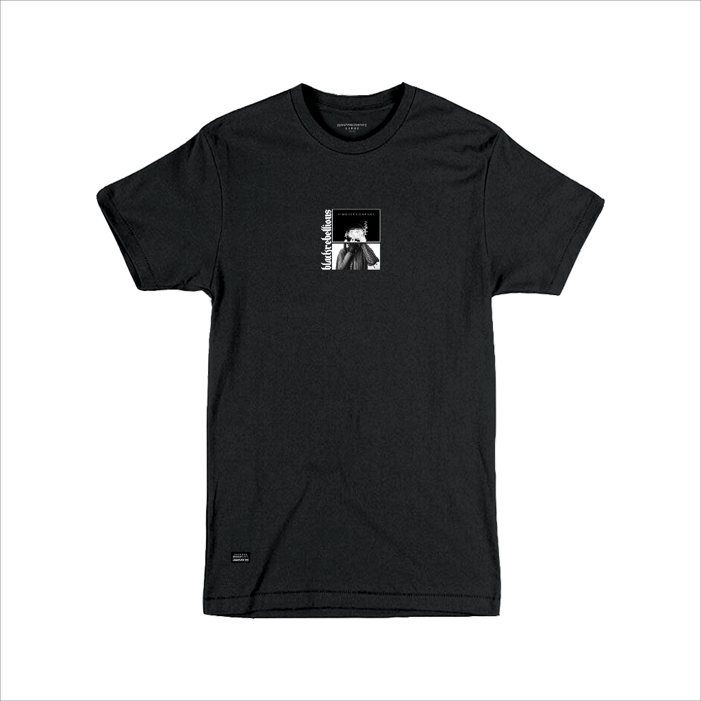 Himover.Co Tshirt Reguler Fit DARKMASK Hitam Cotton Combat Soft 24s